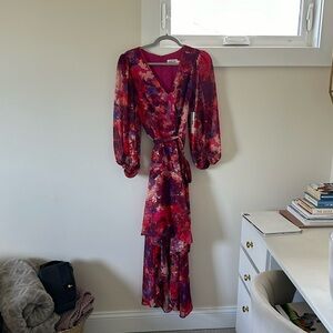 Multicolor maxi dress for special occasions